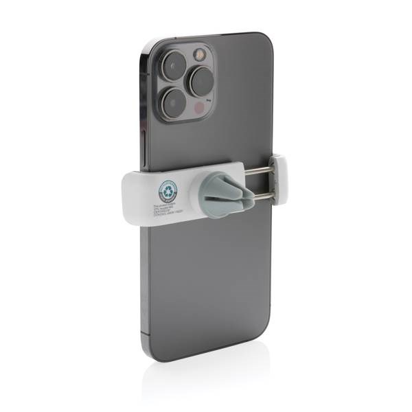Obrázky: Bílý držák na telefon do auta 360° z rec. plastu, Obrázek 2