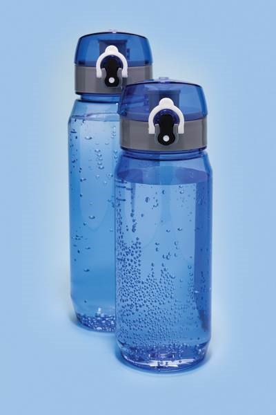 Obrázky: Modrá uzamykatelná lahev na vodu Yide 600ml RPET, Obrázek 9