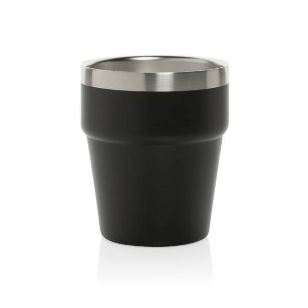 Obrázky: Černý nerezový hrnek s dvojitou stěnou Clark 300ml, Obrázek 2