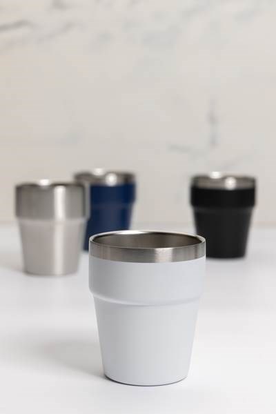 Obrázky: Černý nerezový hrnek s dvojitou stěnou Clark 300ml, Obrázek 5