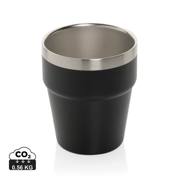 Obrázky: Černý nerezový hrnek s dvojitou stěnou Clark 300ml, Obrázek 8
