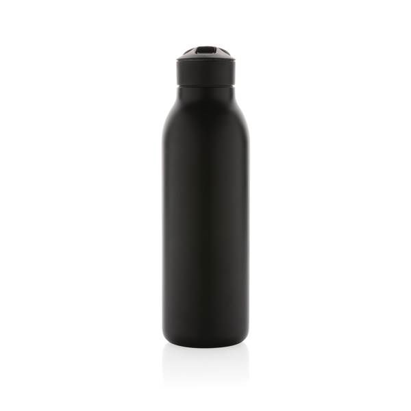Obrázky: Flip-top lahev Avira Ara 500ml z rec.oceli, černá, Obrázek 4