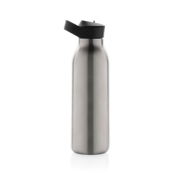 Obrázky: Flip-top lahev Avira Ara 500ml z rec.oceli,stříbrná, Obrázek 2