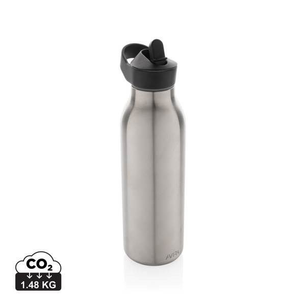 Obrázky: Flip-top lahev Avira Ara 500ml z rec.oceli,stříbrná, Obrázek 11