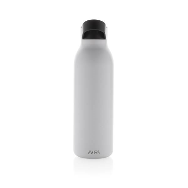 Obrázky: Flip-top lahev Avira Ara 500ml z rec.oceli, bílá, Obrázek 3