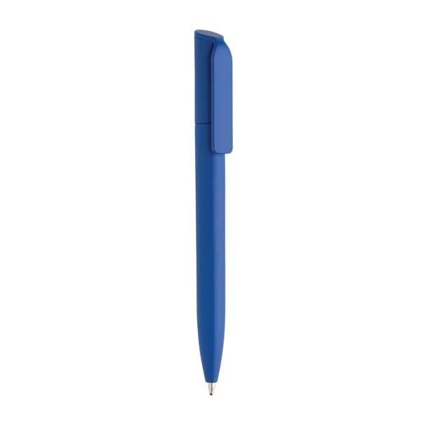 Obrázky: Středně modré mini pero z GRS recykl. plastu