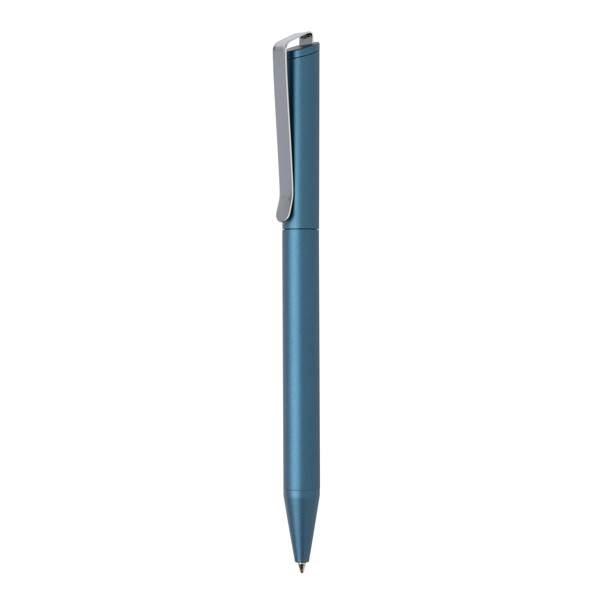 Obrázky: Středně modré otočné pero z RCS recykl. hliníku, Obrázek 1