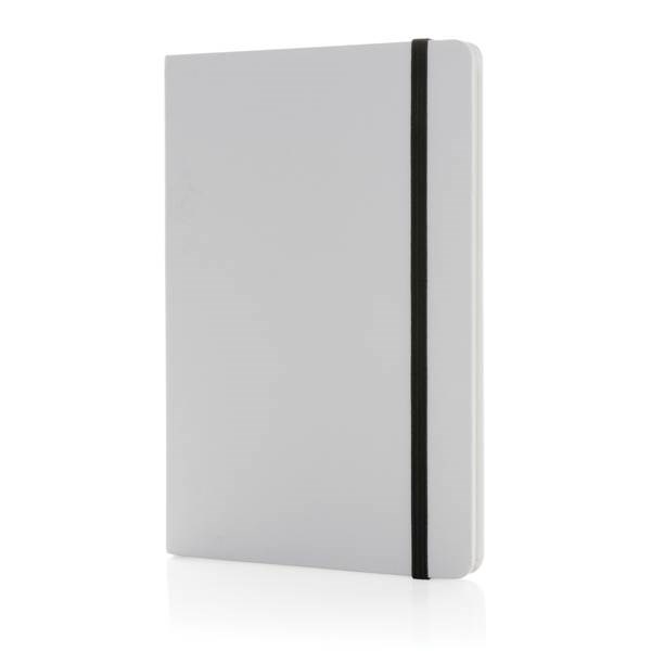 Obrázky: Bílý zápisník s kraftovým obalem A5 Craftstone