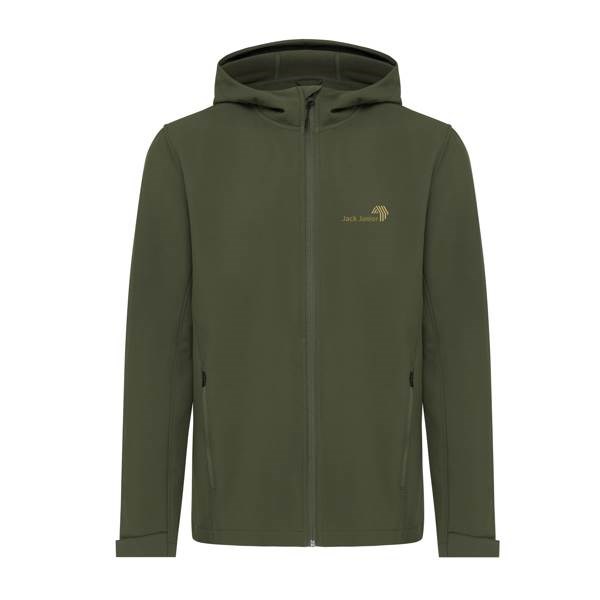 Obrázky: Pán. softshell bunda Makalu z rec. PES, khaki XL, Obrázek 9