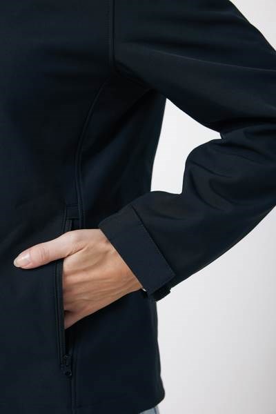 Obrázky: Dám. softshell bunda Makalu z rec. PES, černá XL, Obrázek 1