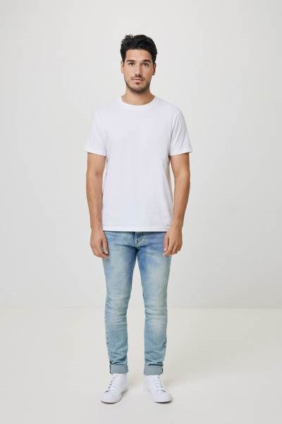 Obrázky: Unisex tričko Bryce, rec.bavlna, bílé 4XL, Obrázek 2