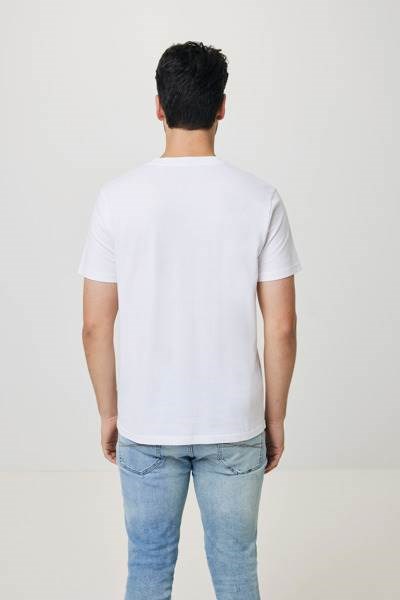 Obrázky: Unisex tričko Bryce, rec.bavlna, bílé 4XL, Obrázek 6
