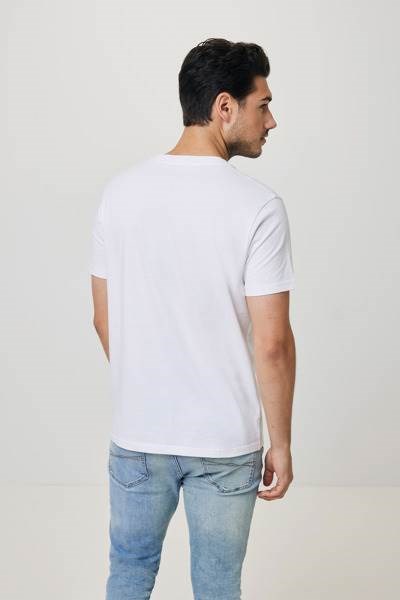 Obrázky: Unisex tričko Bryce, rec.bavlna, bílé 4XL, Obrázek 8