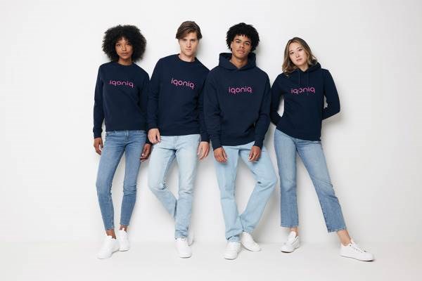 Obrázky: Unisex mikina Zion 340 z rec. bavlny, nám. modrá 4XL, Obrázek 26