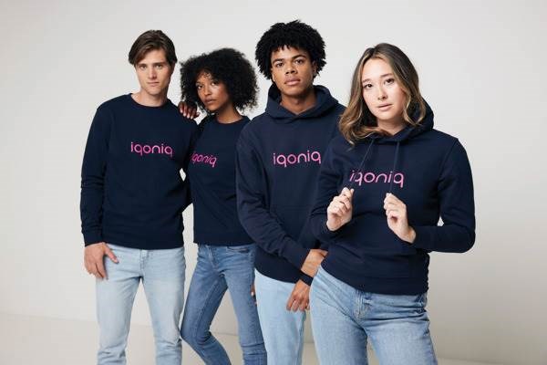 Obrázky: Unisex mikina Zion 340 z rec. bavlny, nám. modrá 4XL, Obrázek 27