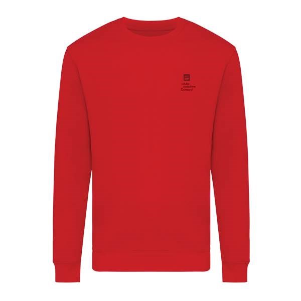 Obrázky: Unisex mikina Zion 340 z rec. bavlny, červená XL, Obrázek 3