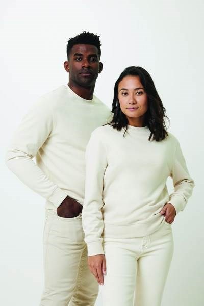Obrázky: Unisex mikina Denali z recykl. bavlny, přírodní 4XL, Obrázek 29
