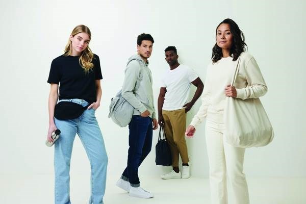 Obrázky: Unisex mikina Denali z recykl. bavlny, přírodní 4XL, Obrázek 43