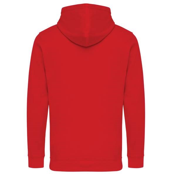 Obrázky: Mikina Jasper s kapucí, rec.bavlna, červená XL, Obrázek 2