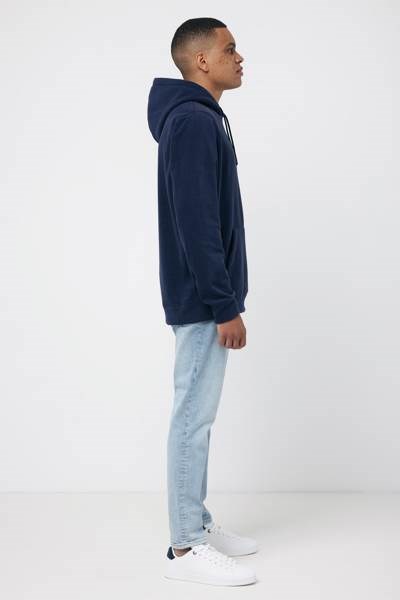 Obrázky: Microfleece mikina Trivor z rec. PES nám.modrá L, Obrázek 9