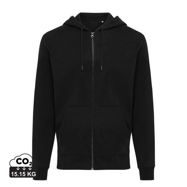 Obrázky: Mikina na zip s kapucí Abisko 340, černá 4XL, Obrázek 5