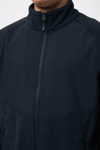 Obrázky: Microfleece bunda na zip Talung z rec.PES, černá L, Obrázek 3