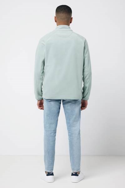 Obrázky: Microfleece bunda Talung z rec. PES, led.zelená XXL, Obrázek 2
