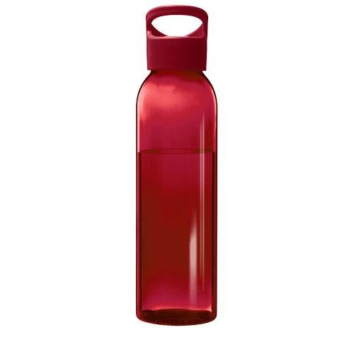 Obrázky: Červená transp. 650ml láhev z recyklovaného plastu, Obrázek 5