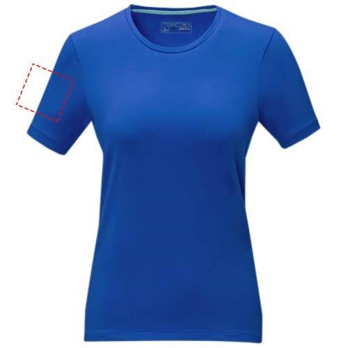 Obrázky: Ekologické GOTS dámské tričko 200g, kr. modrá, XL, Obrázek 2