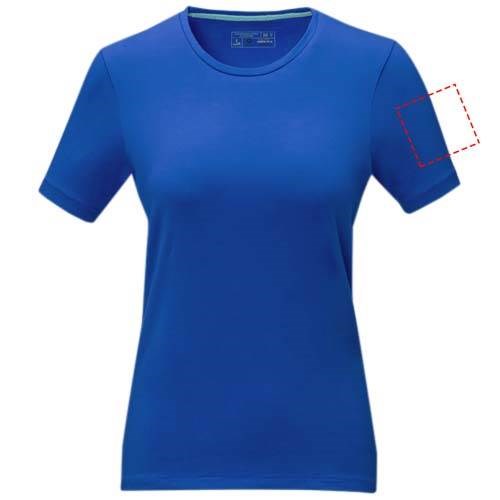 Obrázky: Ekologické GOTS dámské tričko 200g, kr. modrá, XL, Obrázek 3