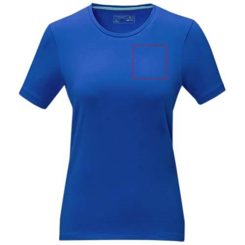 Obrázky: Ekologické GOTS dámské tričko 200g, kr. modrá, XL, Obrázek 4