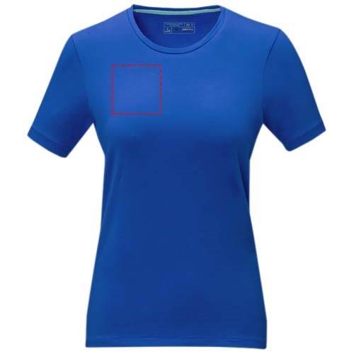 Obrázky: Ekologické GOTS dámské tričko 200g, kr. modrá, XL, Obrázek 5