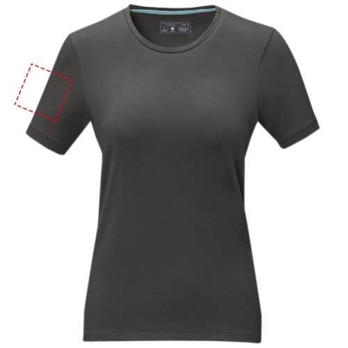 Obrázky: Ekologické GOTS dámské tričko 200g, tm. šedá, XL, Obrázek 2