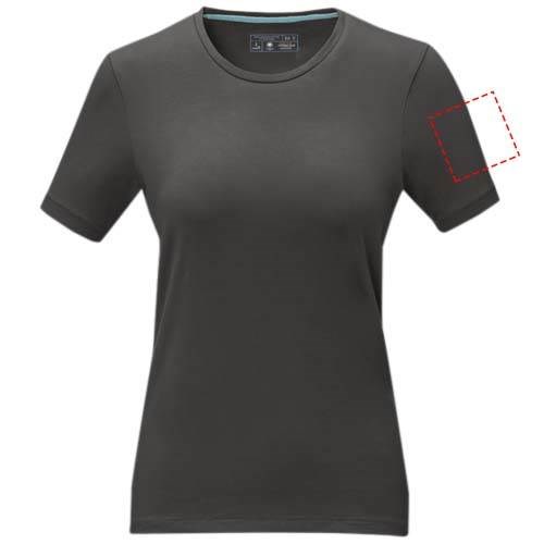 Obrázky: Ekologické GOTS dámské tričko 200g, tm. šedá, XL, Obrázek 3