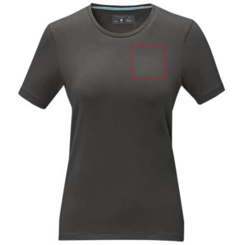 Obrázky: Ekologické GOTS dámské tričko 200g, tm. šedá, XL, Obrázek 4