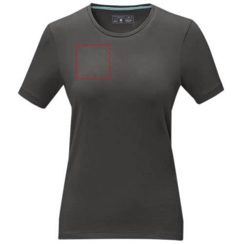 Obrázky: Ekologické GOTS dámské tričko 200g, tm. šedá, XL, Obrázek 5