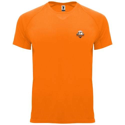 Obrázky: Dětské funkční tričko 135 fluor. oranžová, vel. 8, Obrázek 7