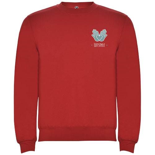 Obrázky: Unisex mikina Clasica 280, červená S, Obrázek 3
