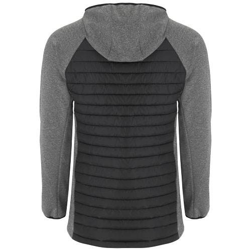 Obrázky: Minsk unisex hybrid. zateplená bunda černá/šedá XL, Obrázek 2