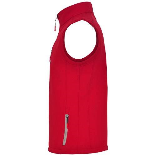 Obrázky: Nevada 300 unisex softshellová vesta, červená L, Obrázek 6