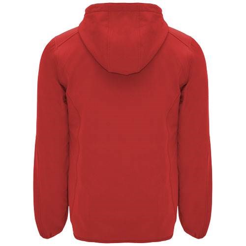 Obrázky: Červená unisex softshellová bunda Siberia M, Obrázek 2