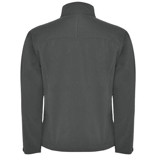 Obrázky: Tm.šedá unisex softshellová bunda Rudolph L, Obrázek 2