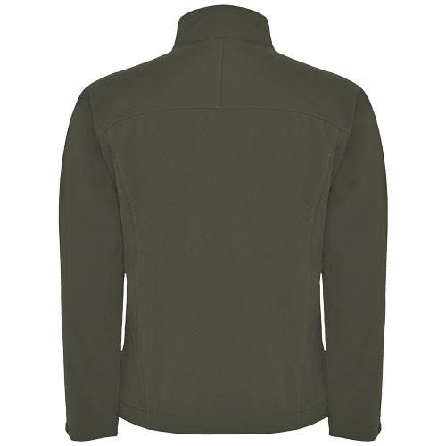 Obrázky: Zelená unisex softshellová bunda Rudolph M, Obrázek 2