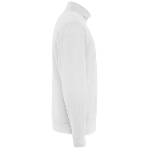Obrázky: Bílá unisex mikina na zip Ulan 280, XXXL, Obrázek 8