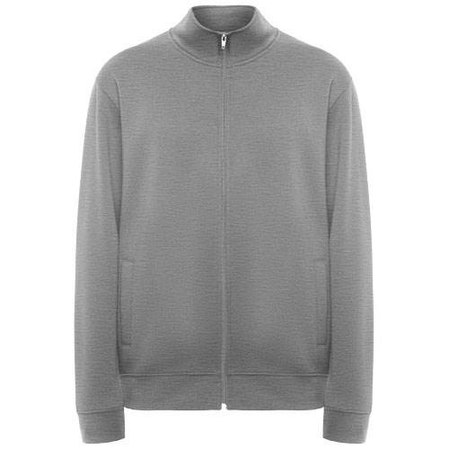 Obrázky: Šedá unisex mikina na zip Ulan 280, XXXL