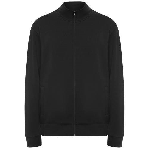 Obrázky: Černá unisex mikina na zip Ulan 280, L