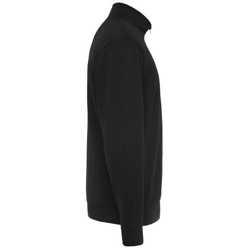 Obrázky: Černá unisex mikina na zip Ulan 280, L, Obrázek 8