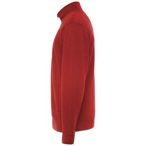 Obrázky: Červená unisex mikina na zip Ulan 280, S, Obrázek 7