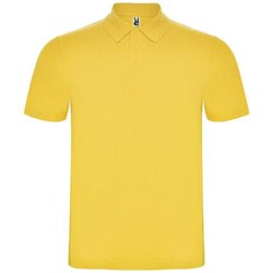 Obrázky: Žlutá unisex polokošile Austral 180, M
