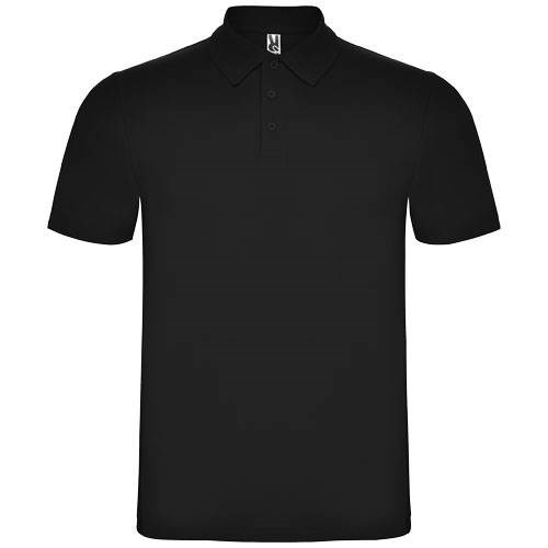 Obrázky: Černá unisex polokošile Austral 180, L